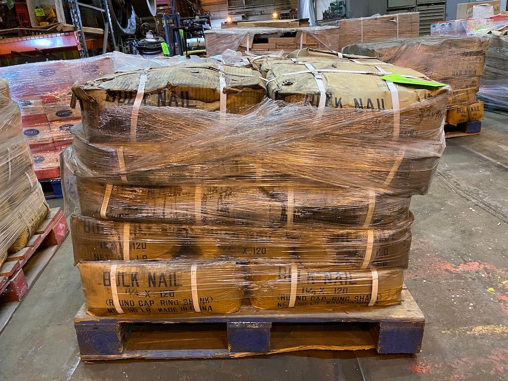 Pallet of Bulk Nails 1-1/4 X .120 (AM38) - Lester, Pa