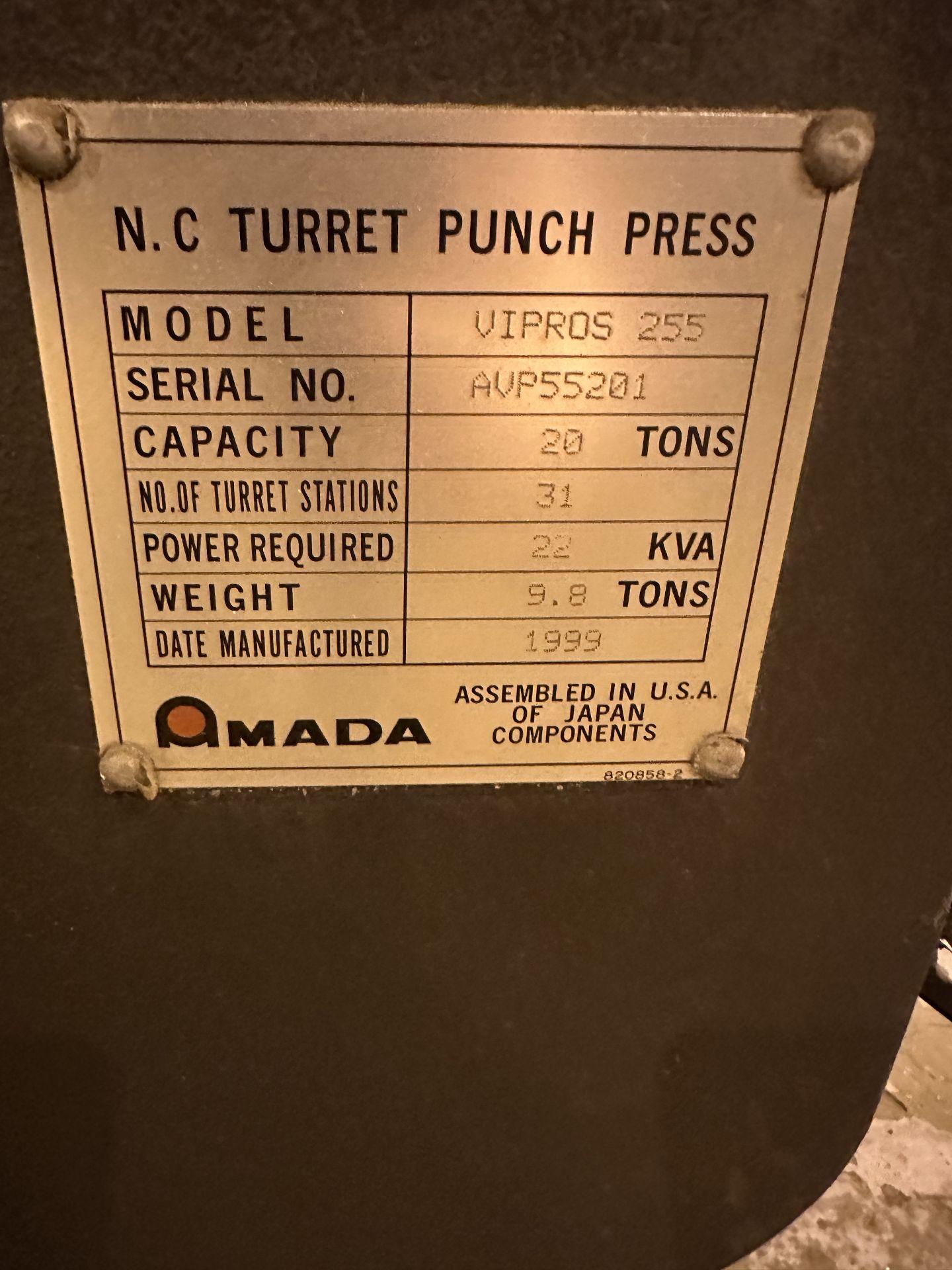 1999 Amada N.C. Turret Punch Press (ETW)