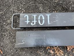 Brand New 10ft Forklift Fork Extensions (VE79E)