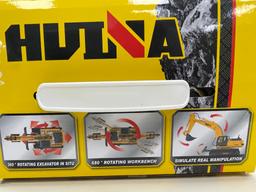 Brand New 11" Die Cast Remote Controlled Excavator (W166E)