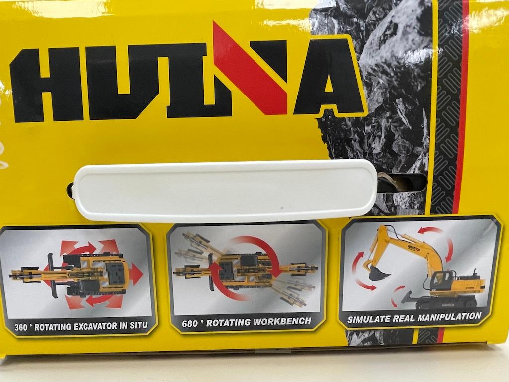 Brand New 11" Die Cast Remote Controlled Excavator (W166E)