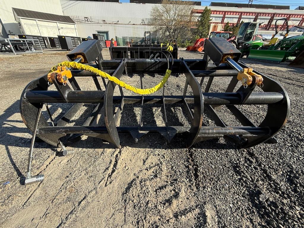 Brand New Skid Steer Rake Grapple Bucket Attachment (ES134)