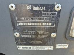 2018 Bobcat E35i Mini Excavator