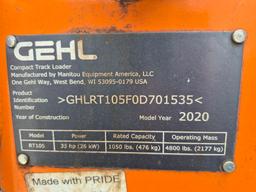 2020 Gehl RT105 Skid Steer