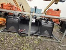 Brand New Wolverine Skid Steer Grapple Bucket (W238)