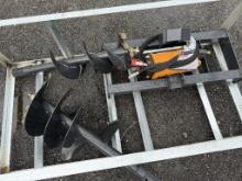 Brand New Wolverine Skid Steer Auger Attachment (W201)