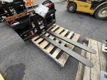 Brand New Wolverine Skid Steer Fork Attachment (WB30E)