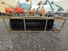 Brand New Mower King Skid Steer Angle Broom Attachment (AG40)