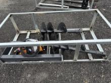 Brand New Wolverine Skid Steer Auger Attachment (W208)