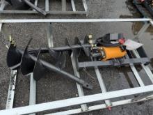Brand New Wolverine Skid Steer Auger Attachment (W203)