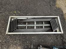Lot of 5 Brand New Sets 5ft  1 Ton Forklift Extensions  W250)