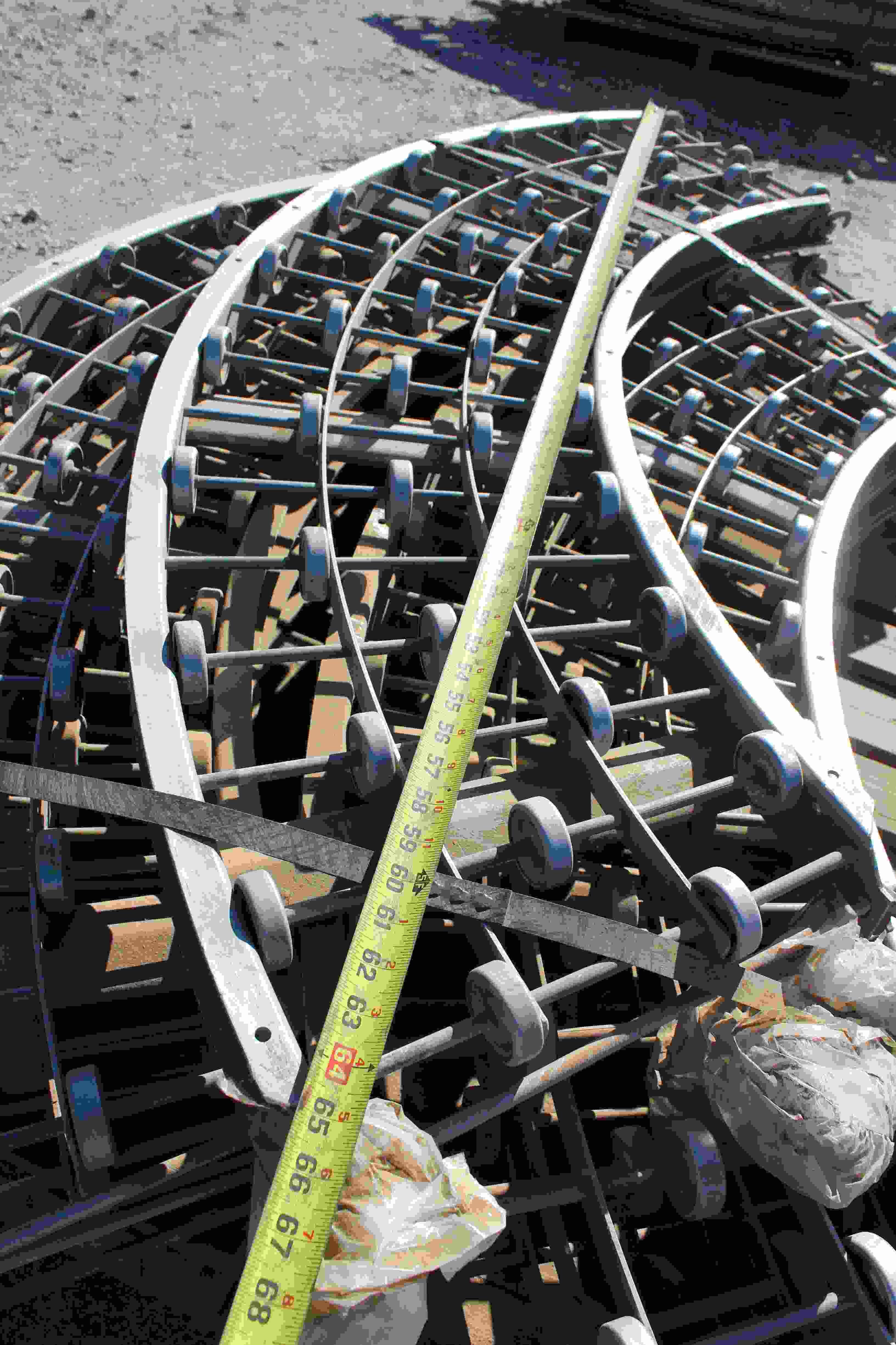 Sections of Skate Wheel (45 Degree) Conveyor