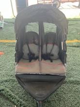 Double baby stroller