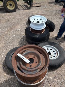 Tires and Rims misc of trailer