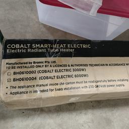 Heater Cobalt Smart Heat Electric Radiant Tube Heater