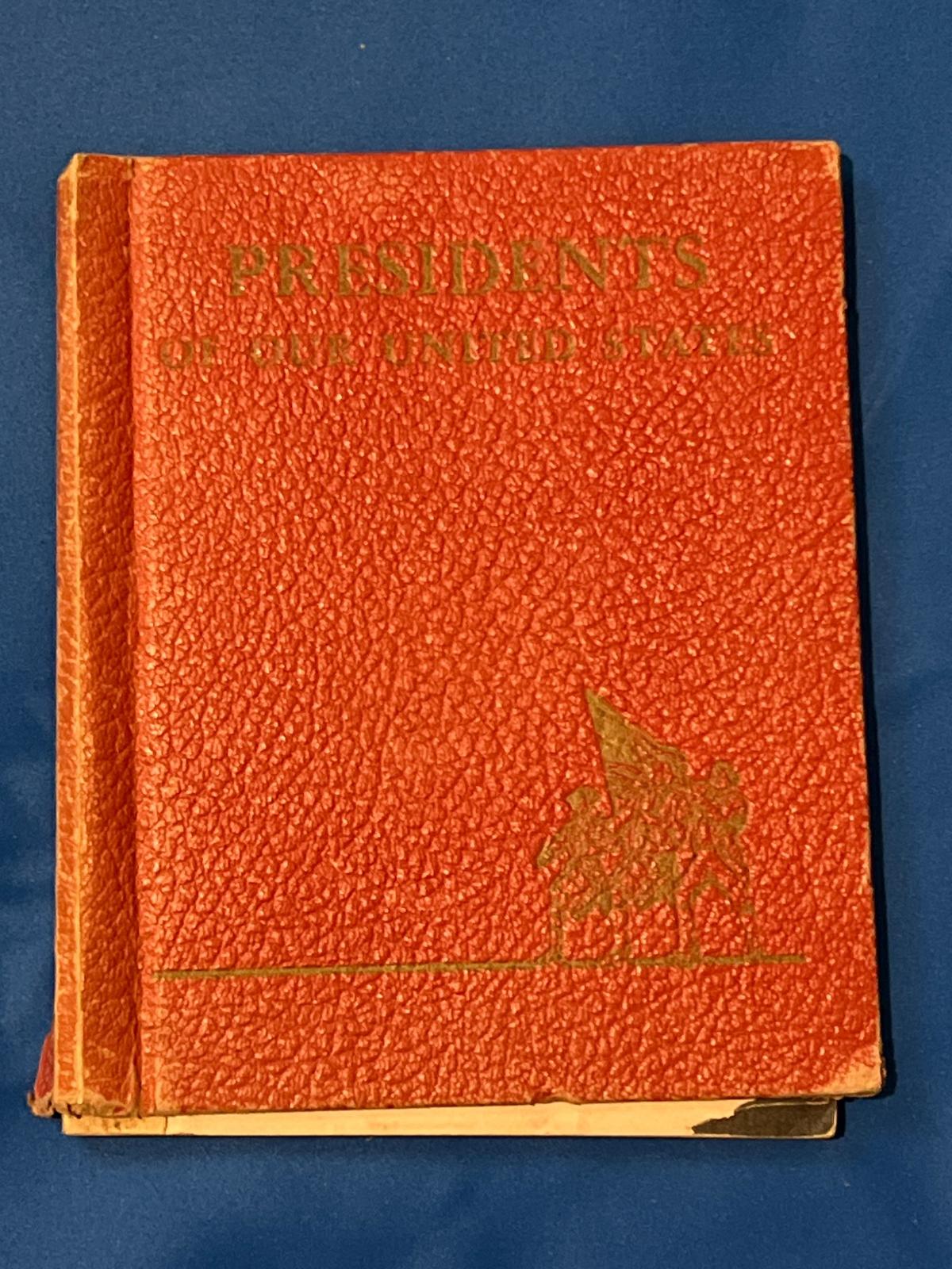 Presidents of Our United States by L. A. Esler, 1940 Edition