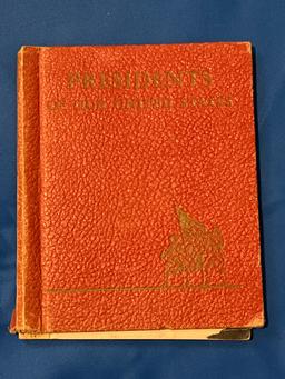 Presidents of Our United States by L. A. Esler, 1940 Edition