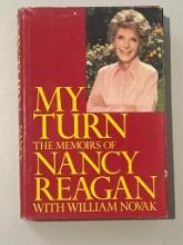 My Turn: The Memoirs of Nancy Reagan, 1989 First Edition Hardcover