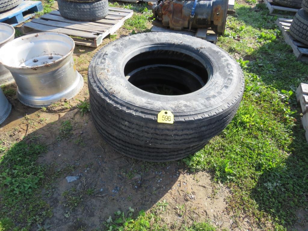 275/80/22.5 Michelin Virgin Tires