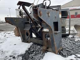 Bobcat 607 Skid Loader Attach Backhoe