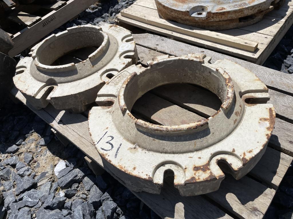 (2) Wheel Weights off ALLIS Chalmers