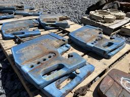 (7) Ford Suitcase Weights off Ford 8630