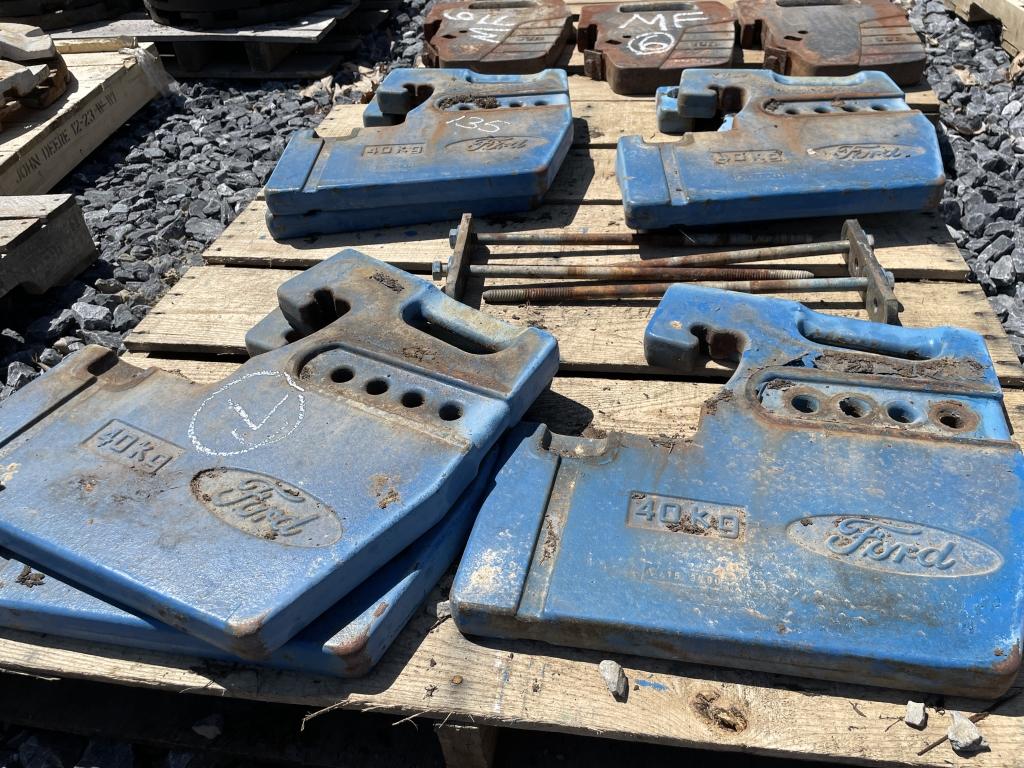 (7) Ford Suitcase Weights off Ford 8630