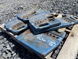 (7) Ford Suitcase Weights off Ford 8630