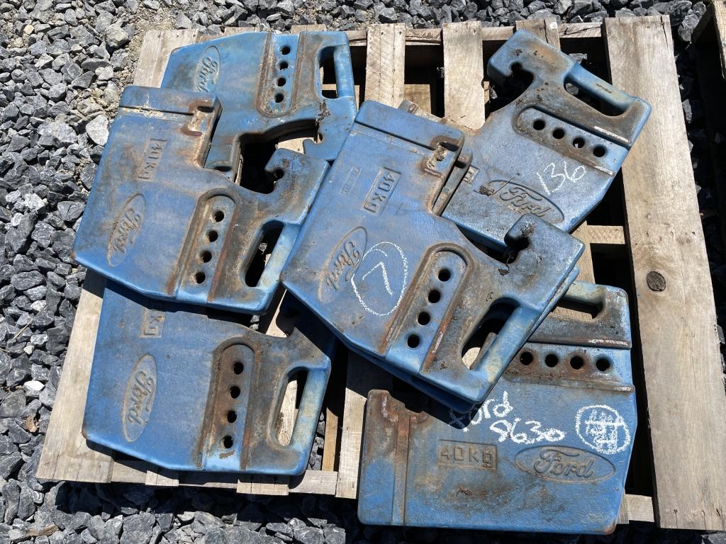 (7) Ford Suitcase Weights off Ford 8630