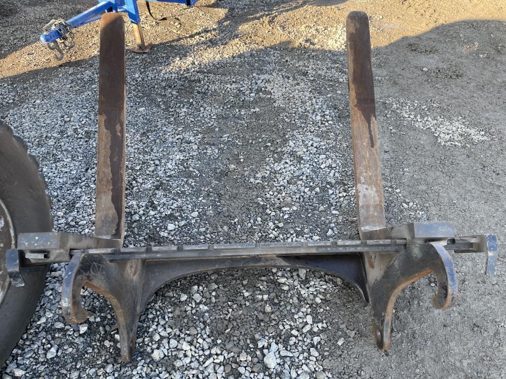 Forks off Deere 310K EP Loader Backhoe