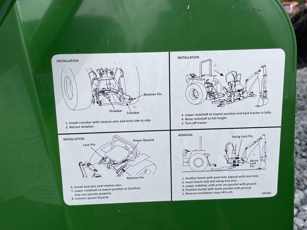 John Deere 385A Backhoe Attachment