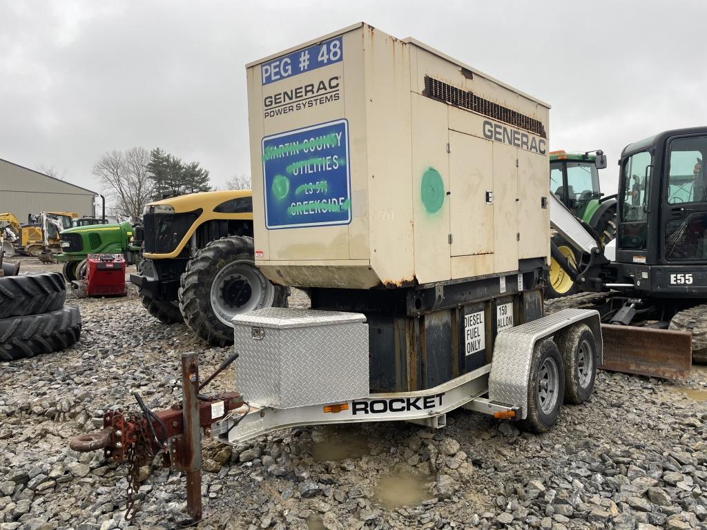 Generac Generator on Trailer