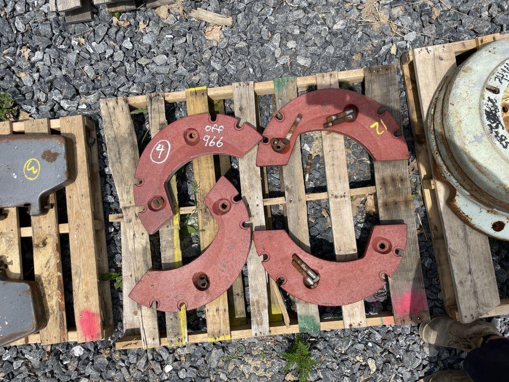 (4) Half Wheel Weights Off Int 966