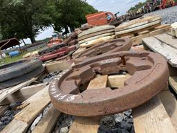 (2) Wheel Weights off Farmall