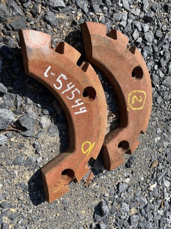 (2) Half Wheel Weights