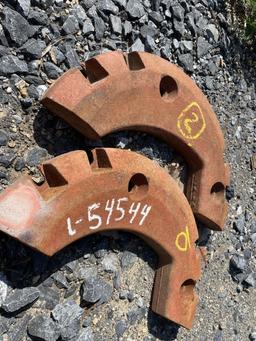 (2) Half Wheel Weights