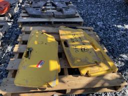 (8) Skid Loader Weights off NH C232