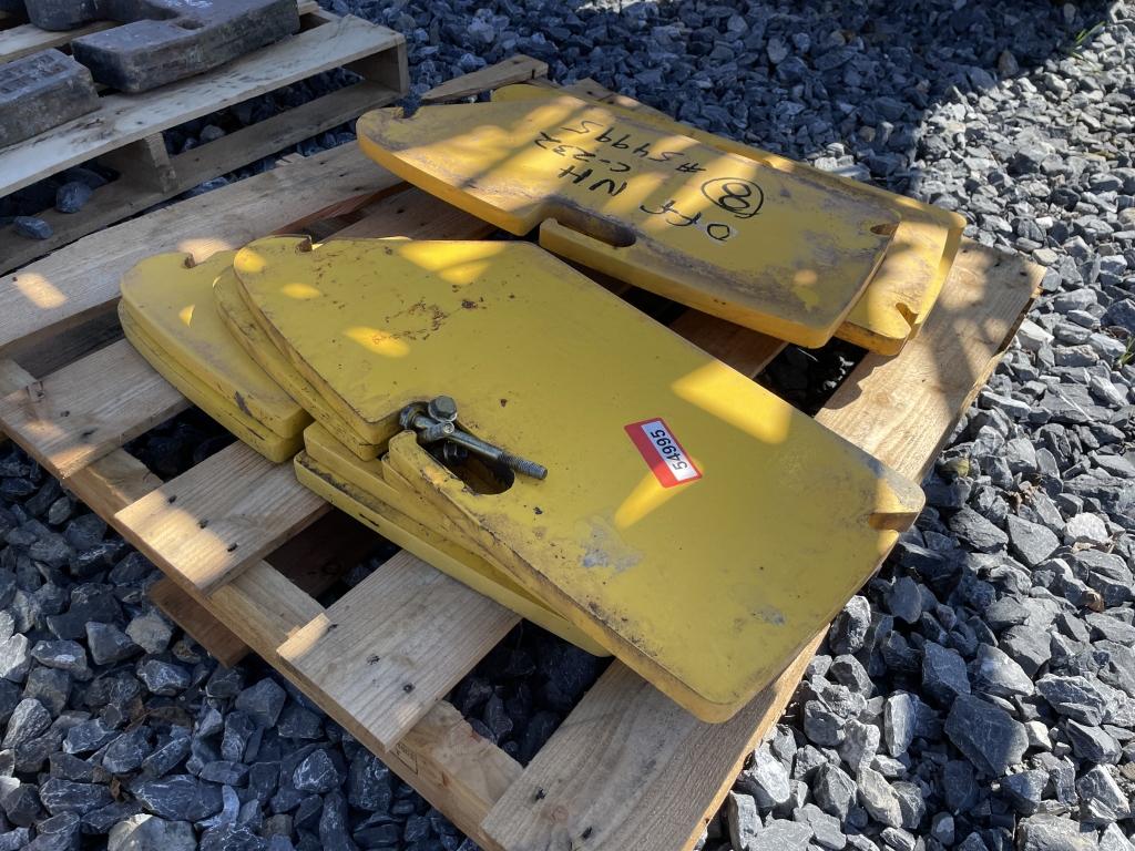 (8) Skid Loader Weights off NH C232
