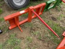 New - Single Bale Spear - ORANGE