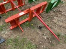 New - Single Bale Spear - ORANGE