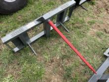 New - Single Bale Spear - GRAY