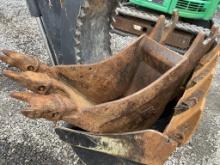 John Deere 12" Bucket off JD 50G Excavator