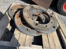 (4) 39Kg Wheel Weights off NH 8970 Tractor