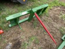 New - Single Bale Spear - GREEN