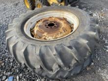 (2) Alliance 18.4-38 tires on 8 Lug rims