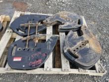 (6) Agco Weights off Challenger MT525E