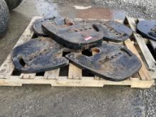 (5) Agco Weights off Challenger MT525E Tractor