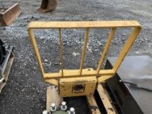 Front Brush Guard and Parts on Skid