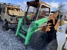 Bobcat Burnt Skid Loader