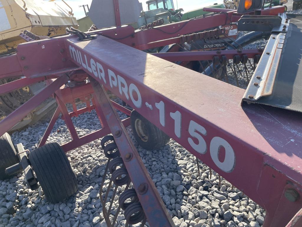 MillerPro 1150 hay rake